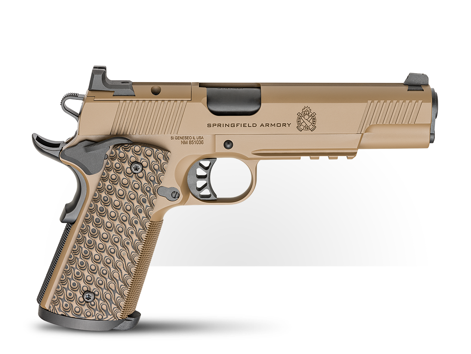 Springfield TRP AOS 9mm Coyote - Superb Hand Fitted Rail 1911